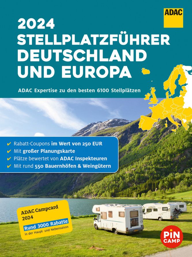 ADAC Wohnmobil Stellplatzführer Europa